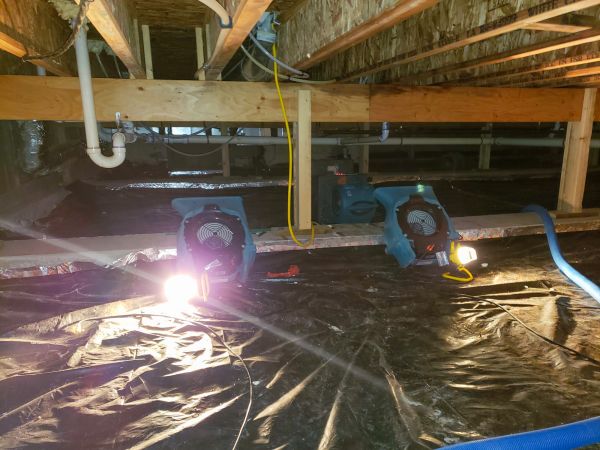 Crawlspace Water Removal in East Lansing